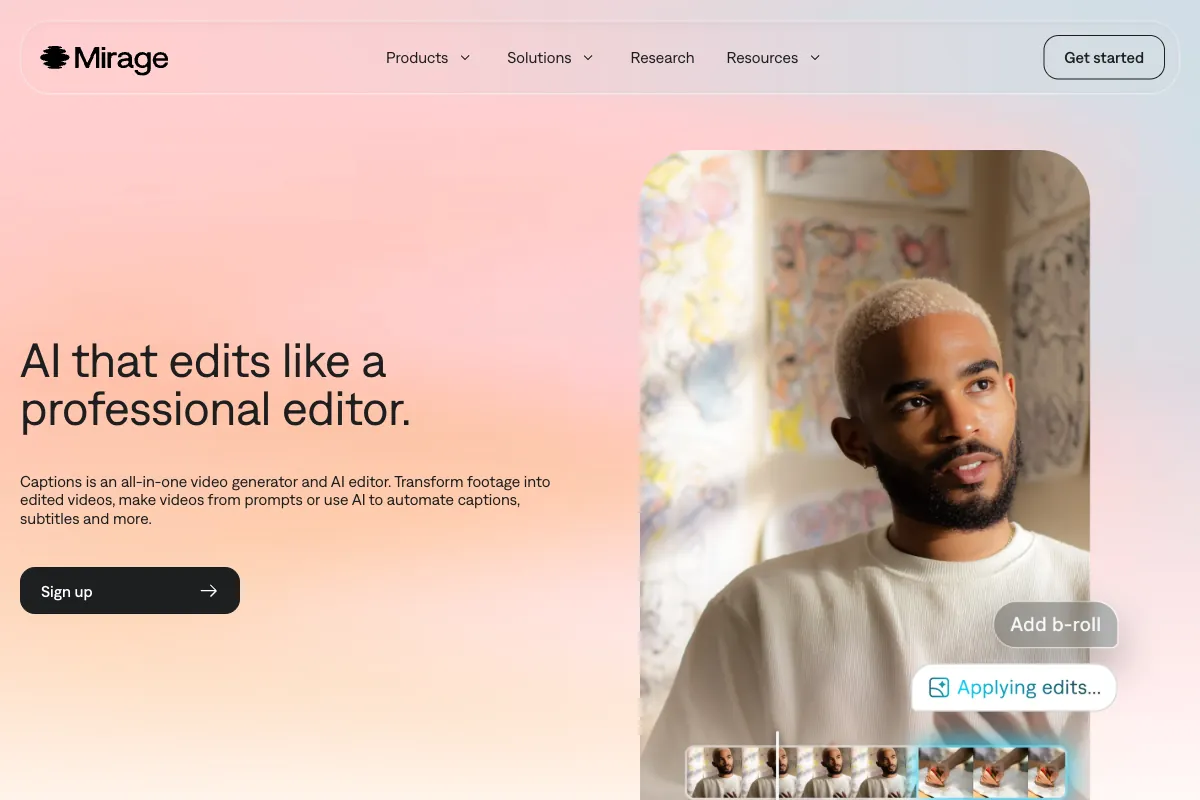Обзор Captions: мобильный видеоредактор на основе ИИ для создателей контента article