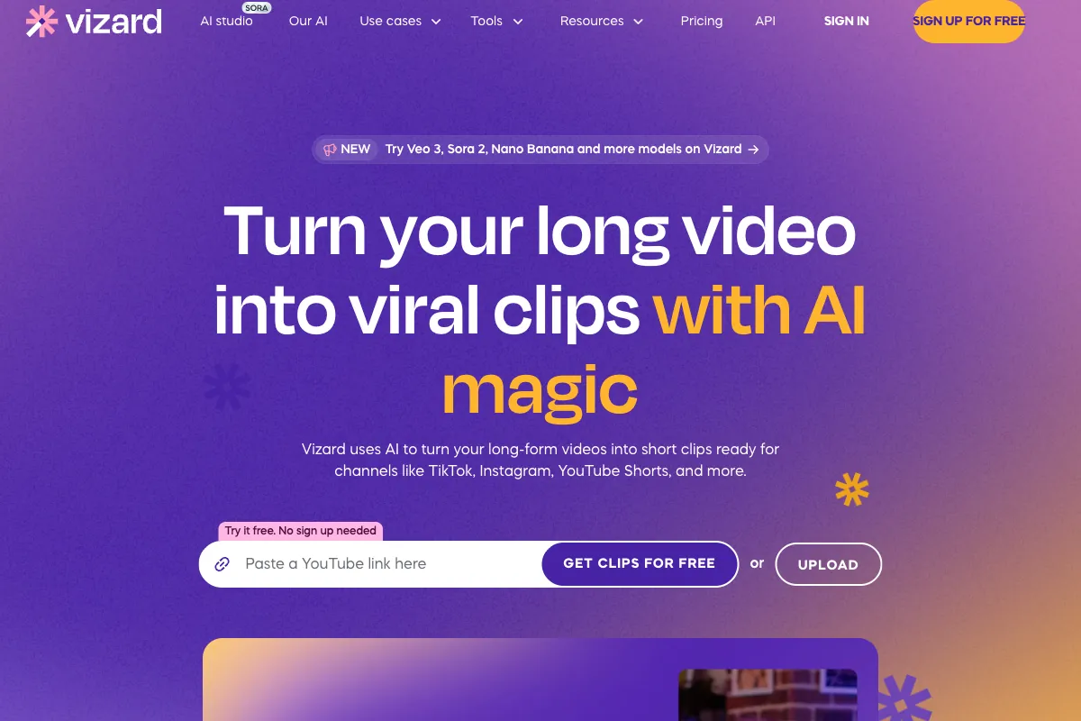 Обзор Vizard.ai: ИИ-обрезка и редактирование видео для короткого контента article